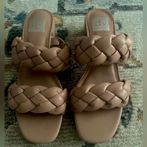 Dolce Vita Braided Block Heel Sandals. Size 8.5. Worn maybe twice!